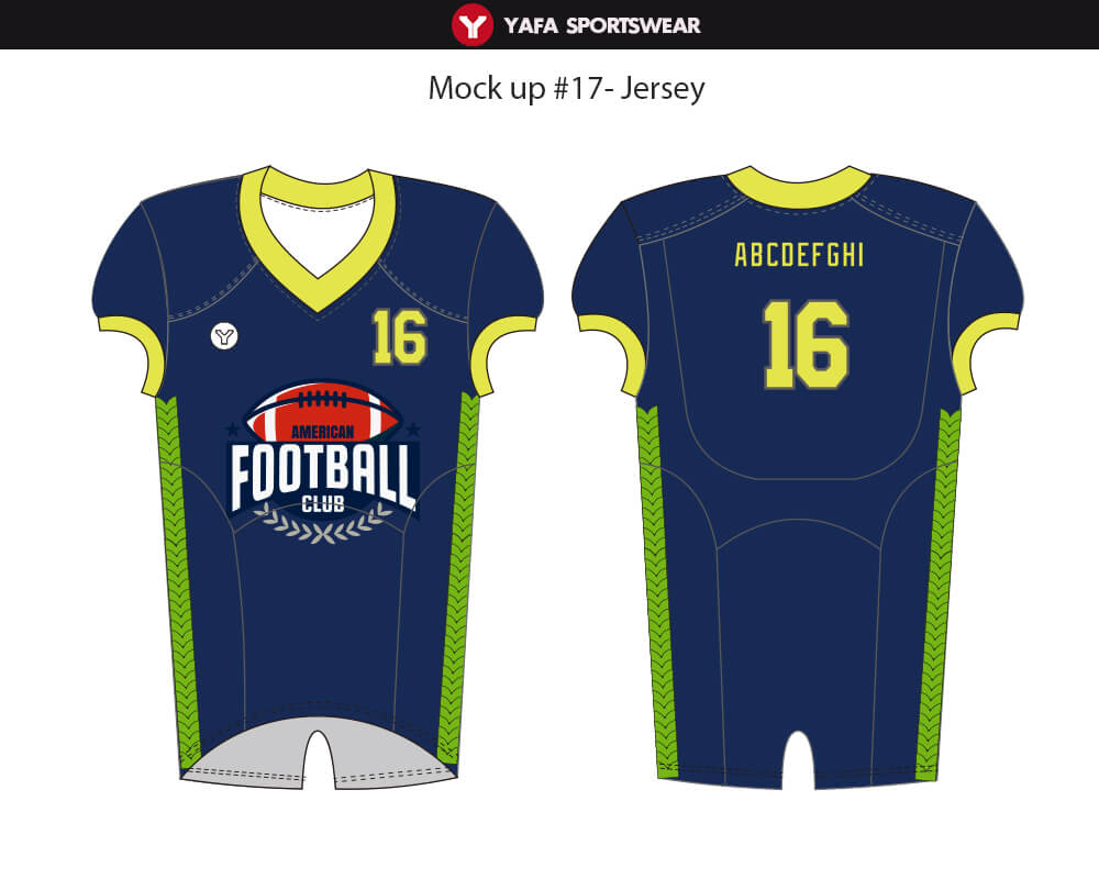 VCI Youth Tackle Football Sublimated Jersey