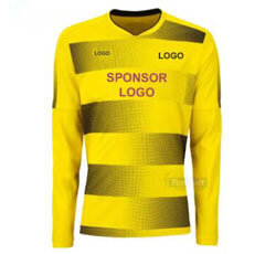 Long sleeve soccer shirts